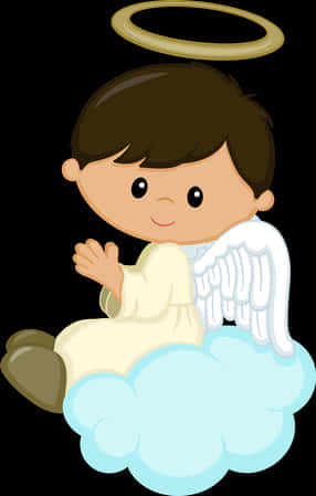 Angel Childon Cloud Illustration PNG