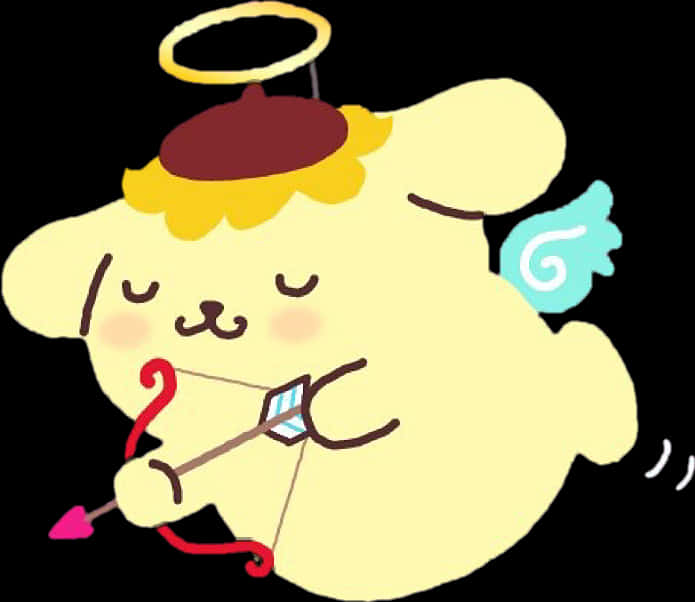 Angel Cinnamoroll With Arrow PNG