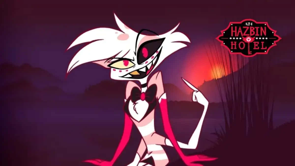 Download Angel Dust Hazbin Hotel Character Wallpaper | Wallpapers.com