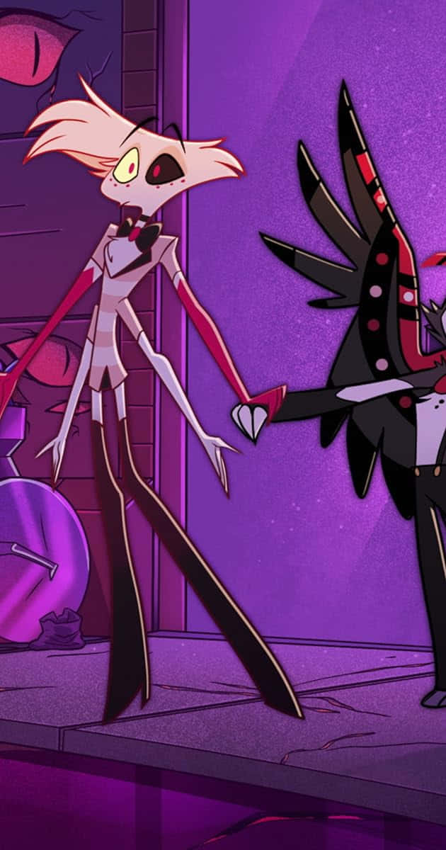 Angel Dust Hazbin Hotel Character Pose Wallpaper