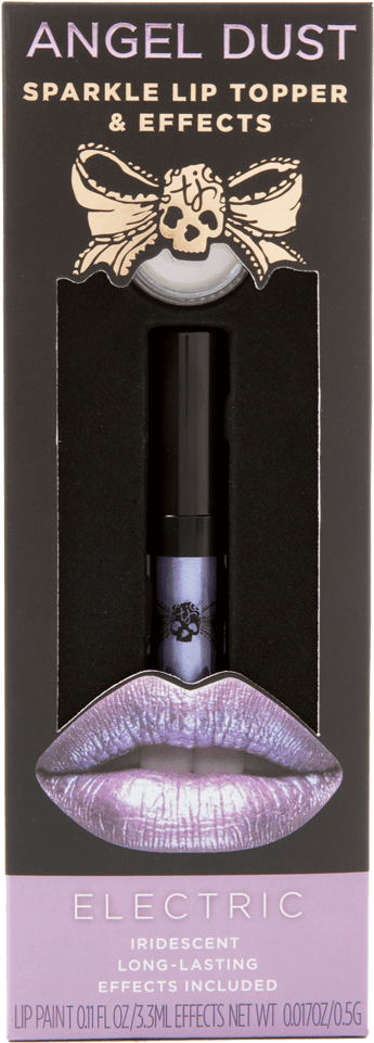 Angel Dust Sparkle Lip Topper Packaging PNG