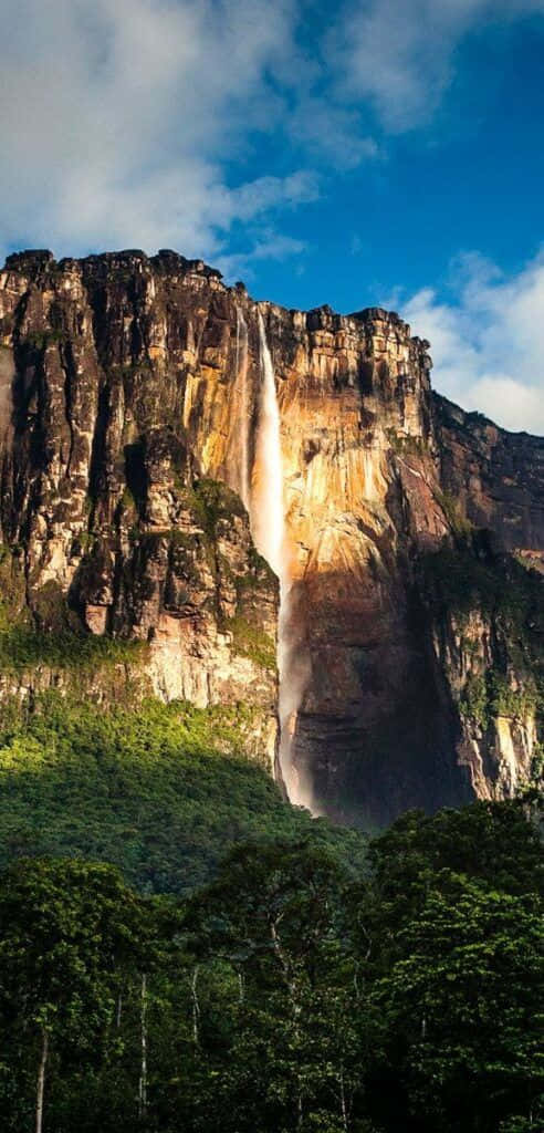 Cataratasdel Ángel En Venezuela Fondo de pantalla