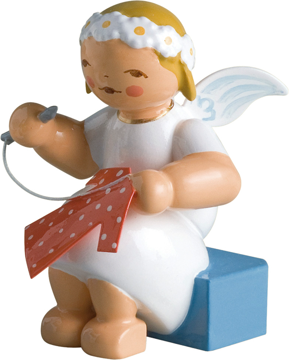 Angel Figurine Sewing Activity PNG
