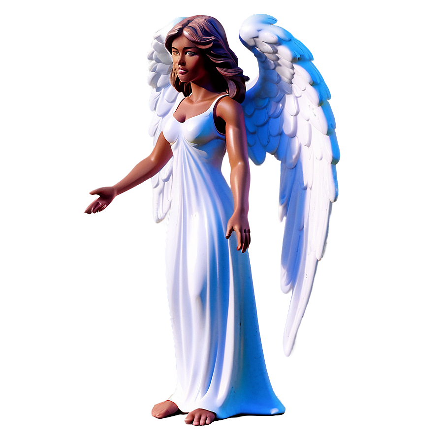 Angel Guiding Path Statue Png 71 PNG