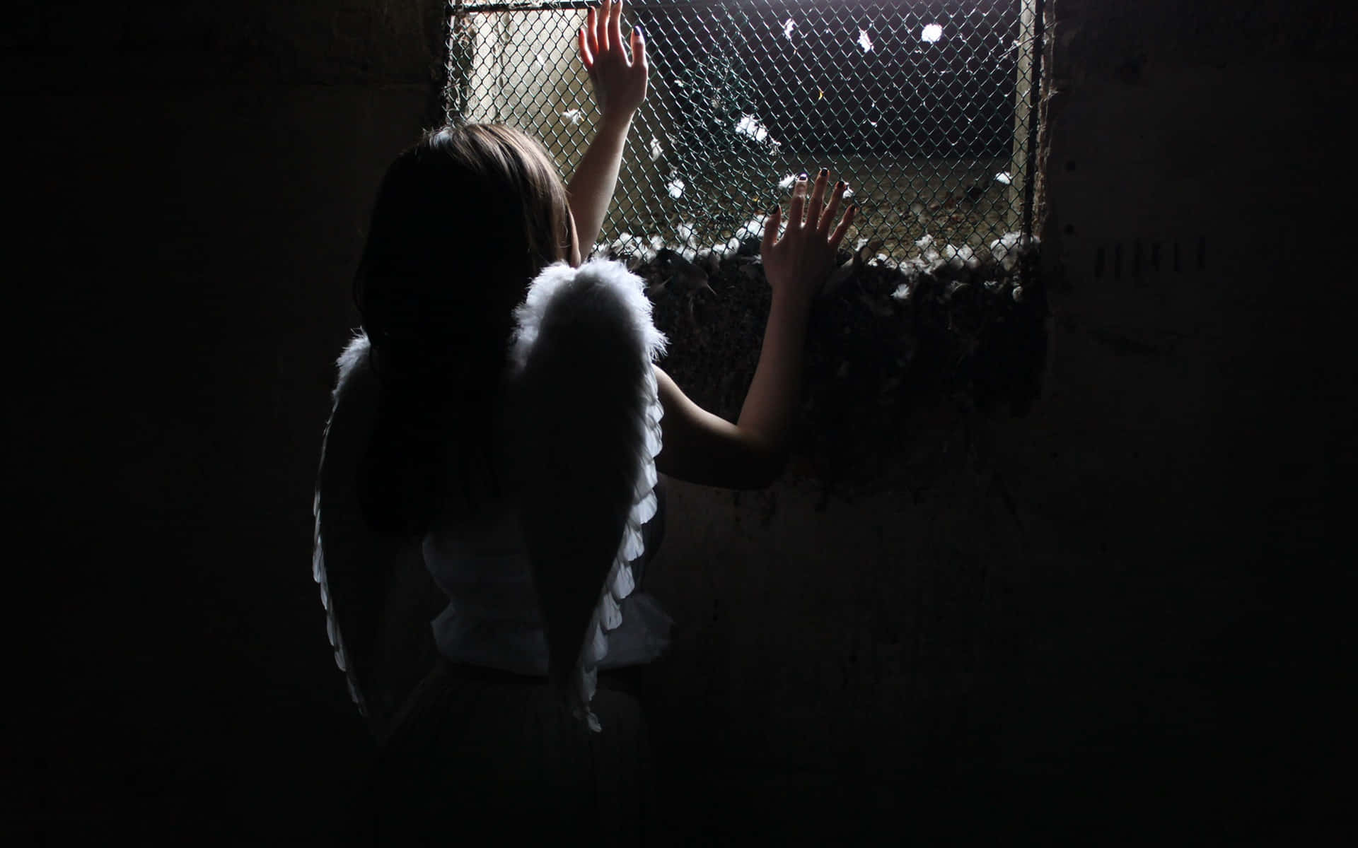 Angel In Prison Wallpaper