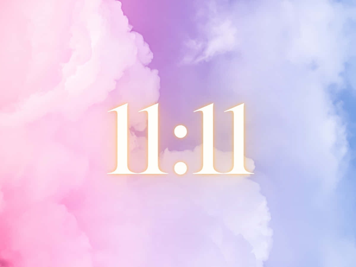 Angel Number1111 Spiritual Background Wallpaper