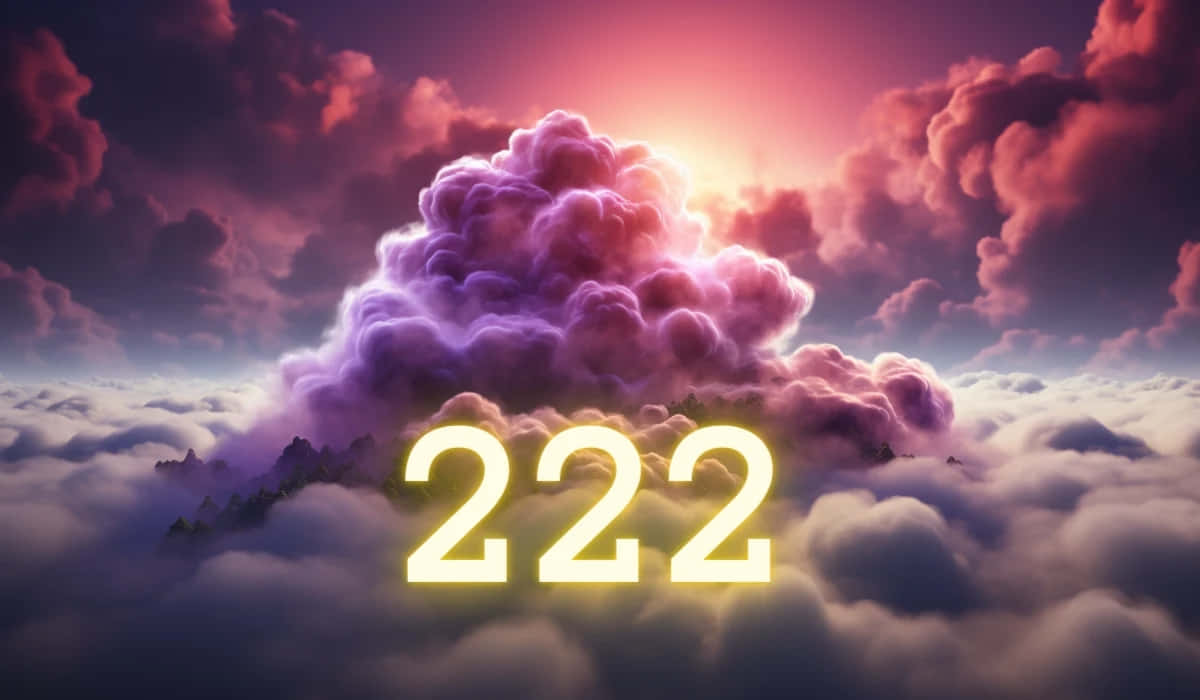 Angel Number222_ Above Clouds Wallpaper