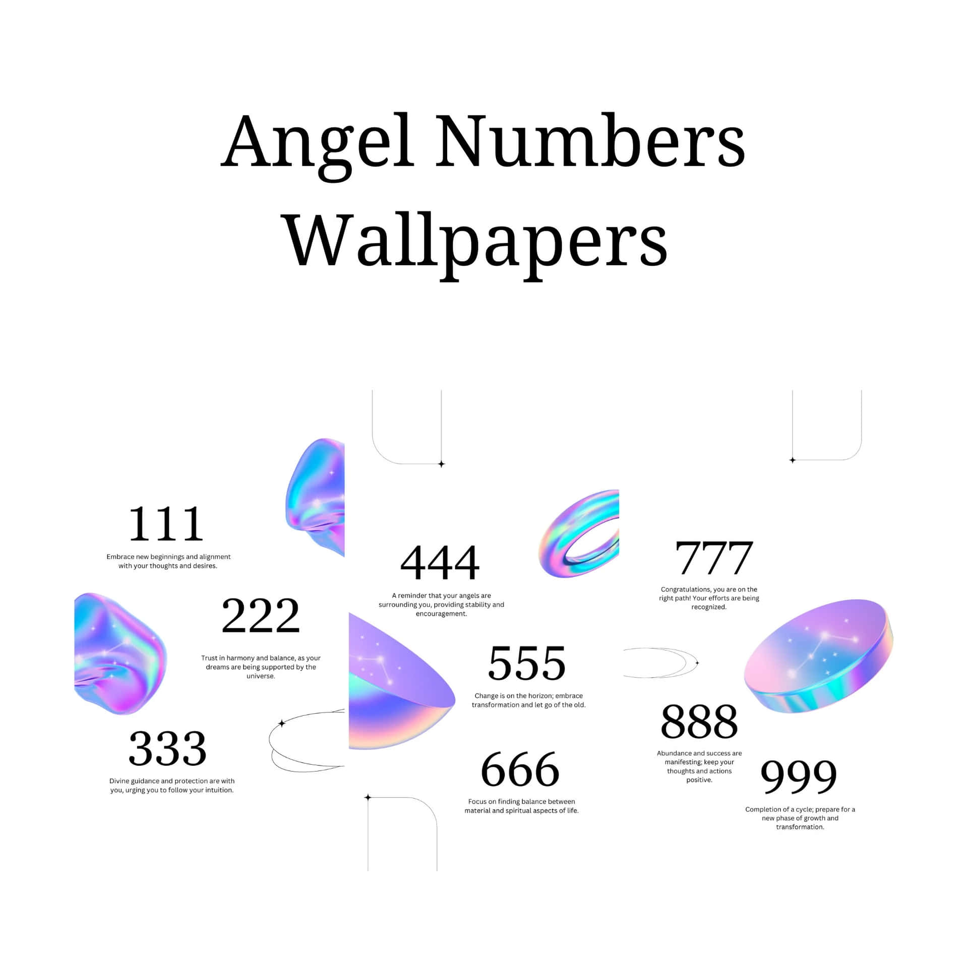 Angel Numbers Wallpapers Collection Wallpaper