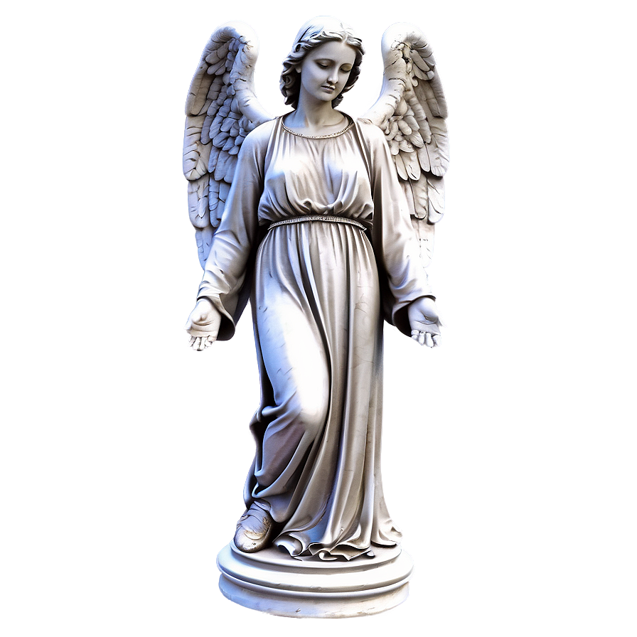 Angel Of Peace Statue Png Lkf82 PNG