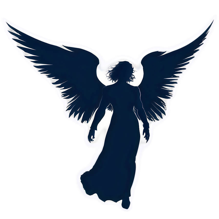 Angel Silhouette Png 05032024 PNG
