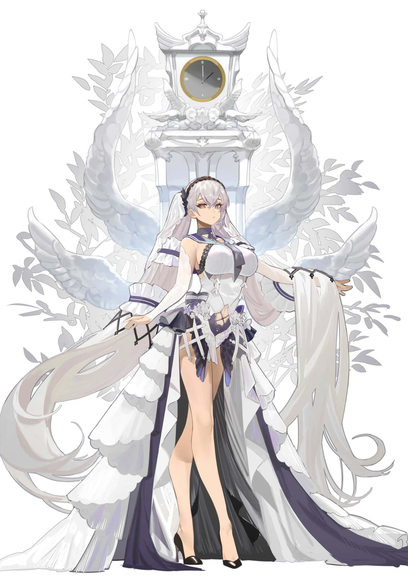 Angel Themed Anime Character Wallpaper