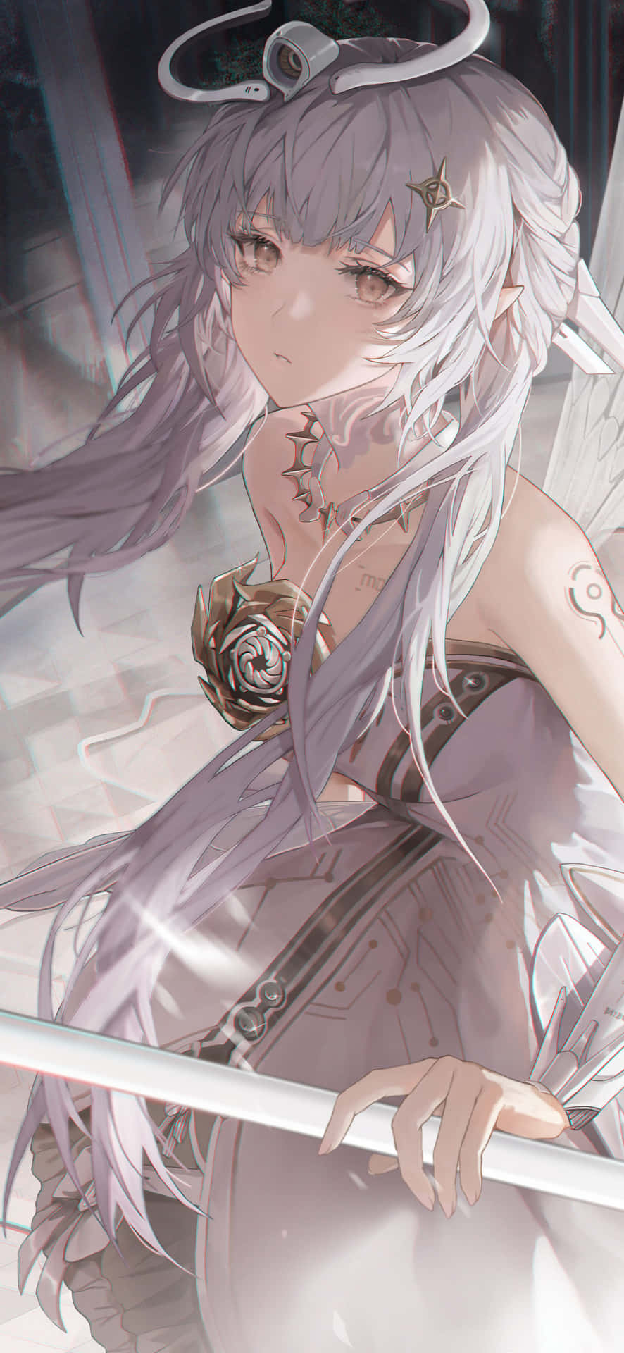 Angel Warrior Anime Artwork Wallpaper