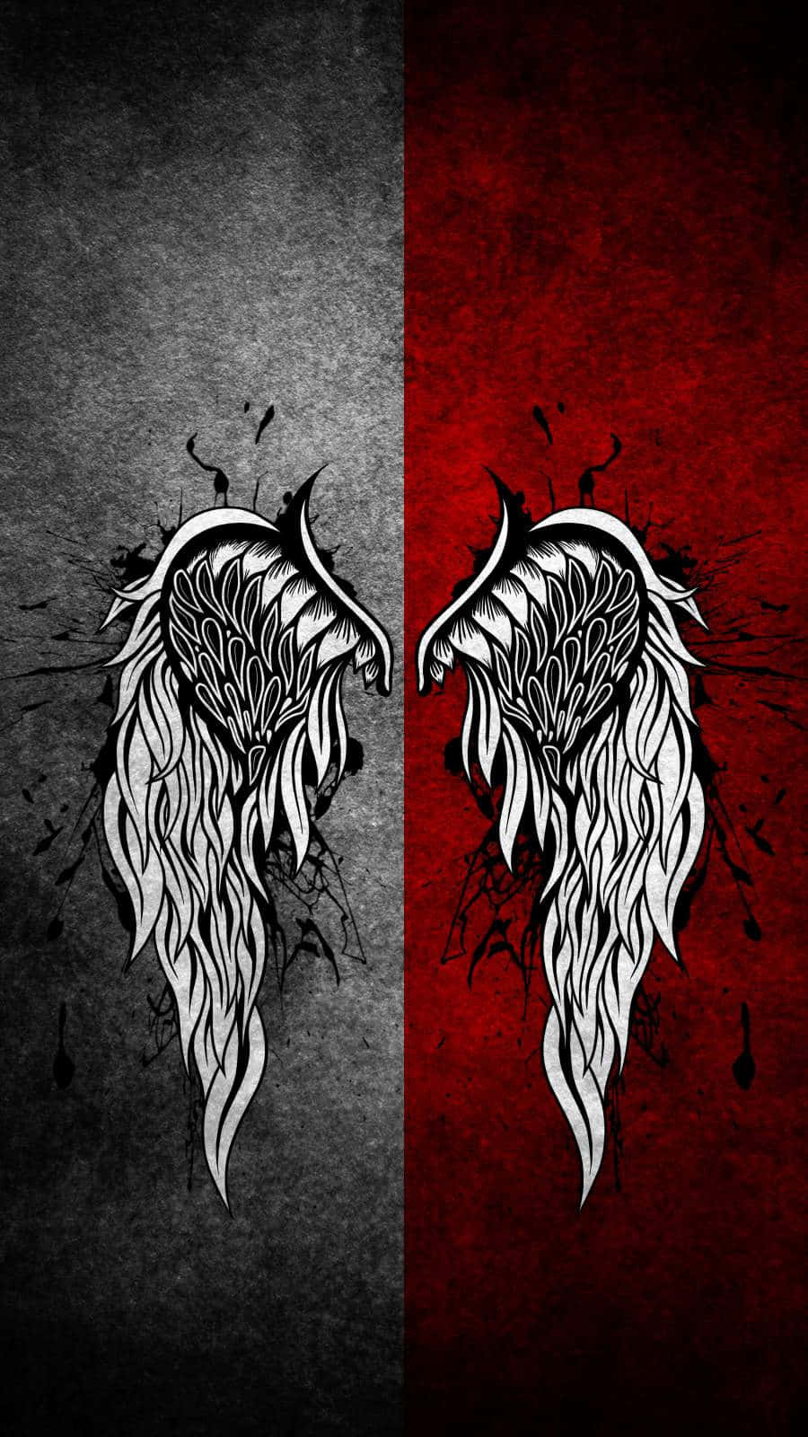 Artistic Angel Demon Wings Picture