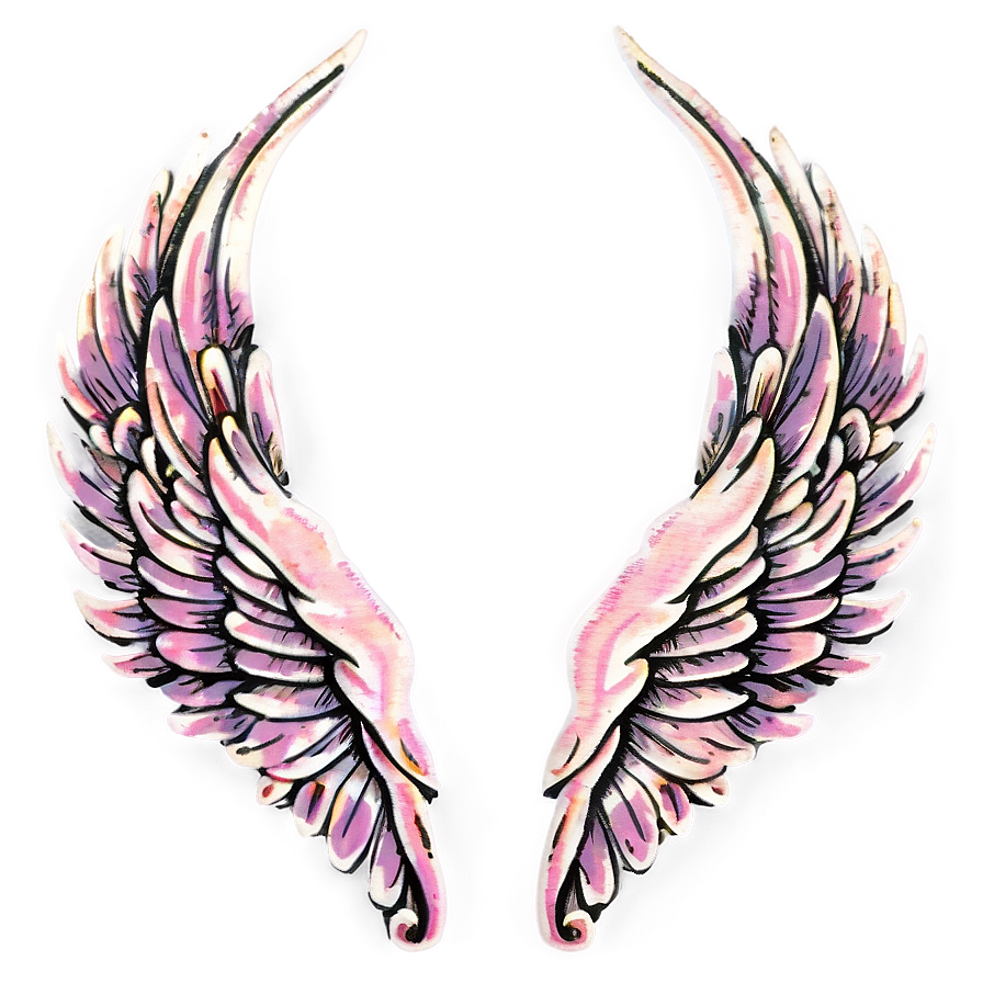 Angel Wings Tattoo Png 05042024 PNG