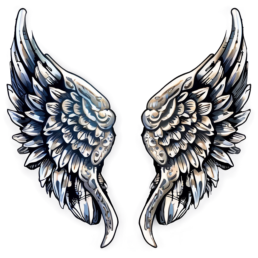 Angel Wings Tattoo Png Cpu PNG