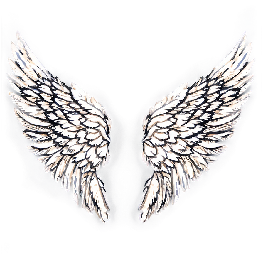 Download Angel Wings With Feathers Png 50 | Wallpapers.com