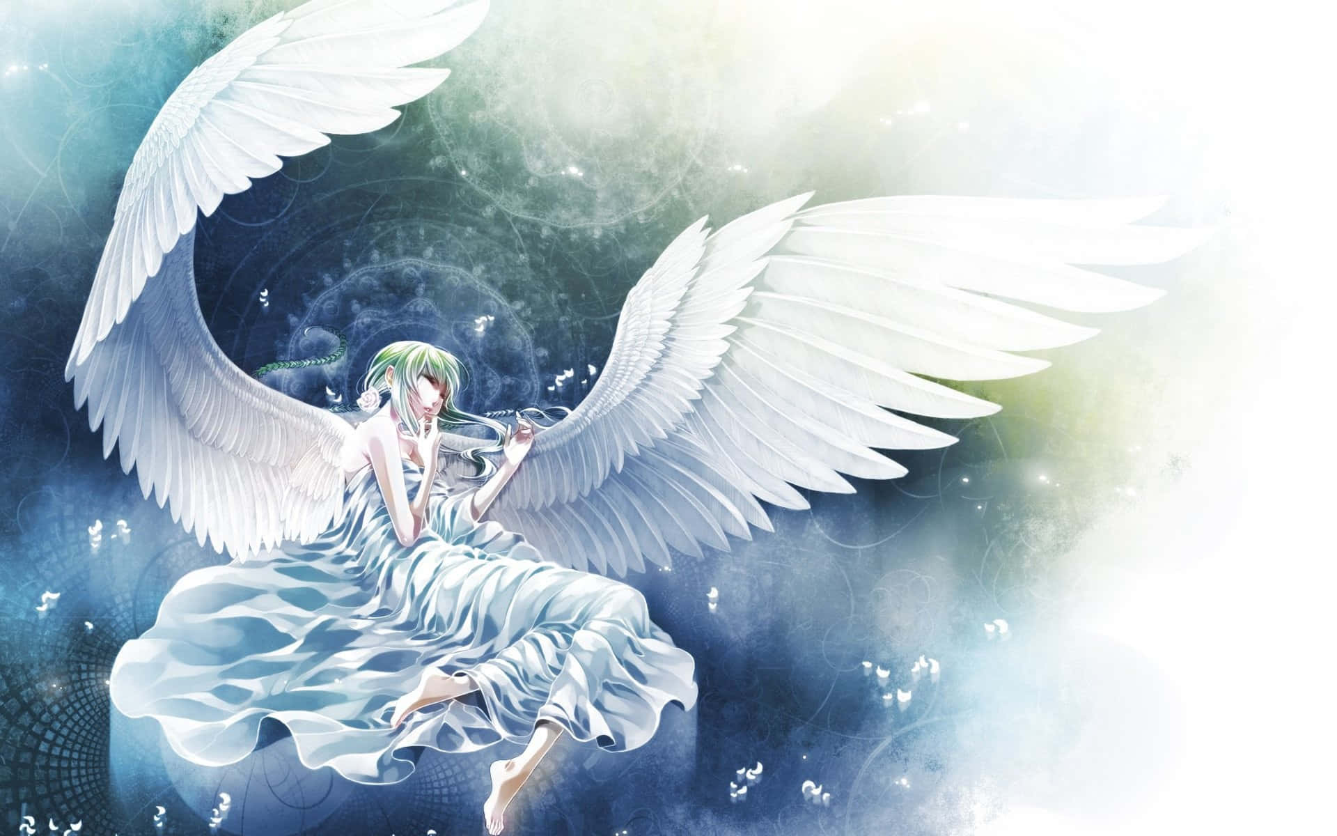 Serene Angelic Presence Wallpaper