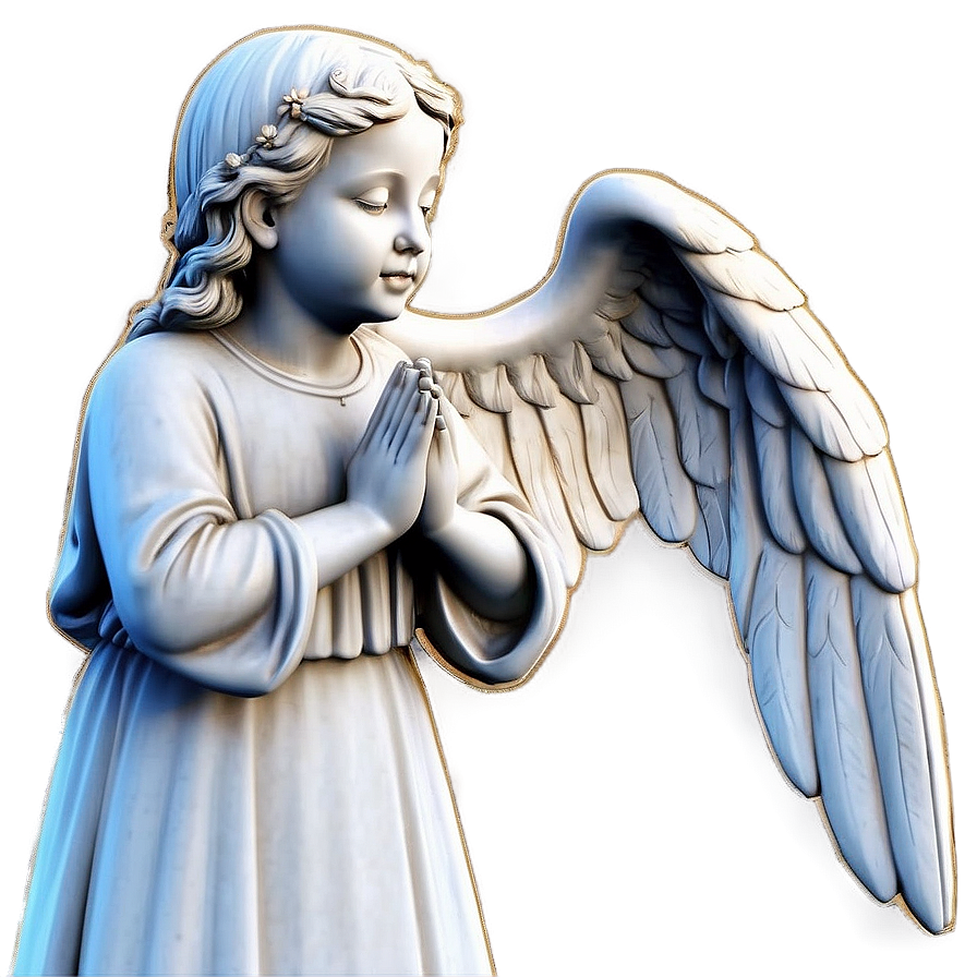 Angelic Figure In Prayer Png 75 PNG