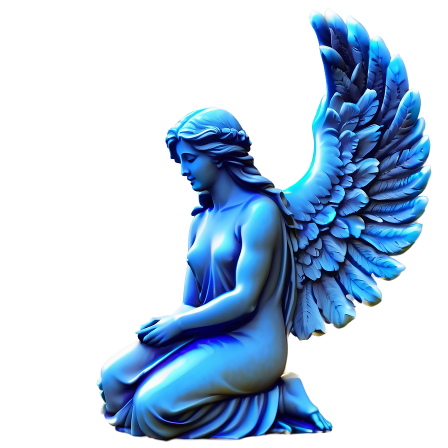 Angelic Statue Outline Png Mru81 PNG