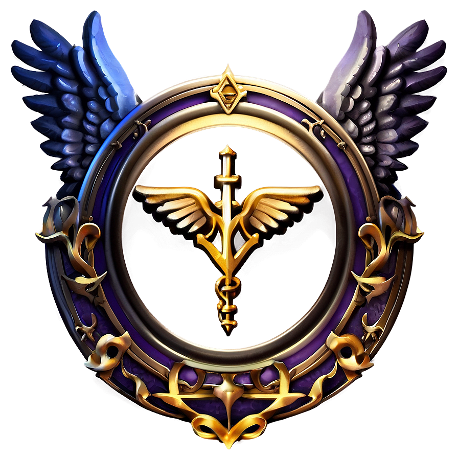 Angelic Wings Emblem Png Ful PNG