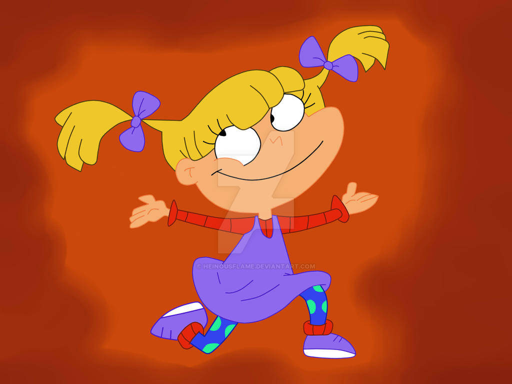 Angelica Pickles Red Background Wallpaper