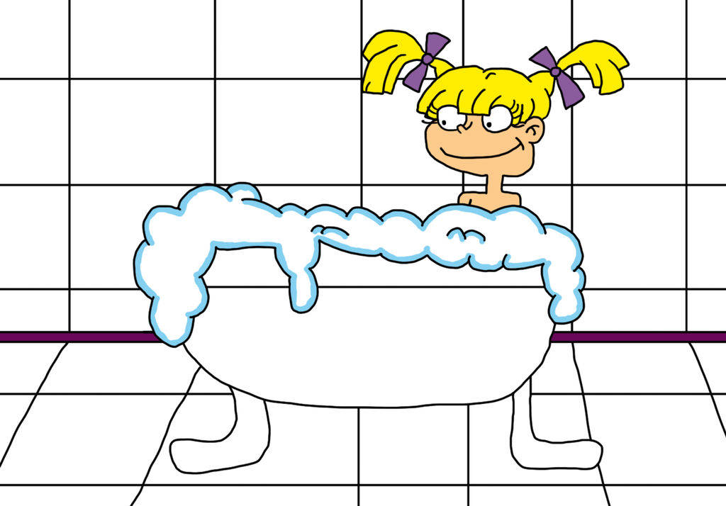 Angelica Pickles Taking Bath Wallpaper