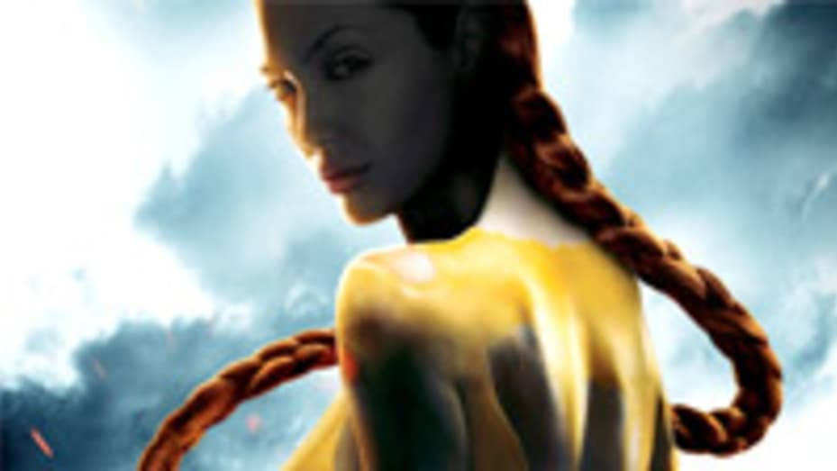 Angelina Jolie Beowulf 2007 Film Wallpaper