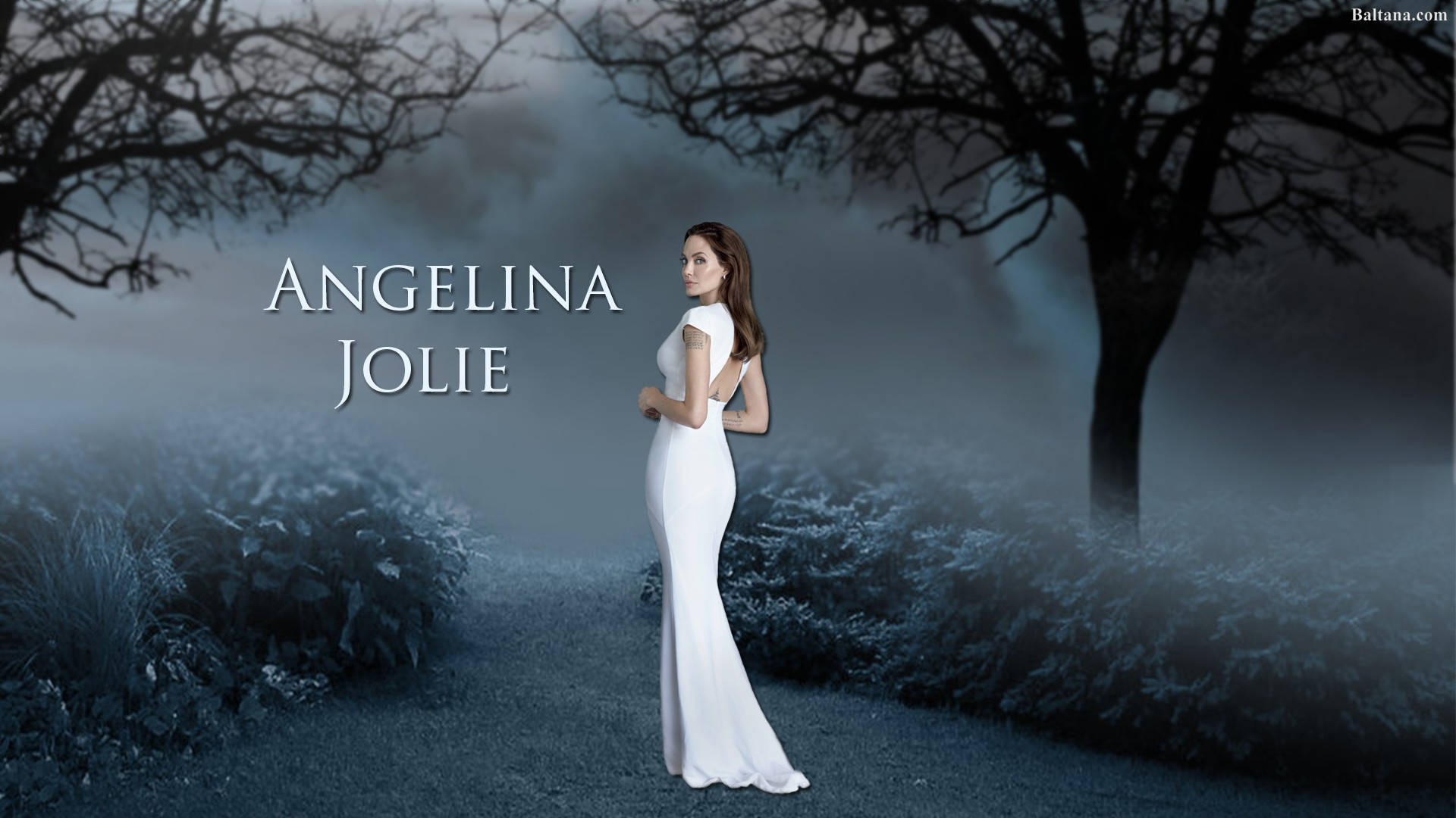 Angelina Jolie Forest Fanart