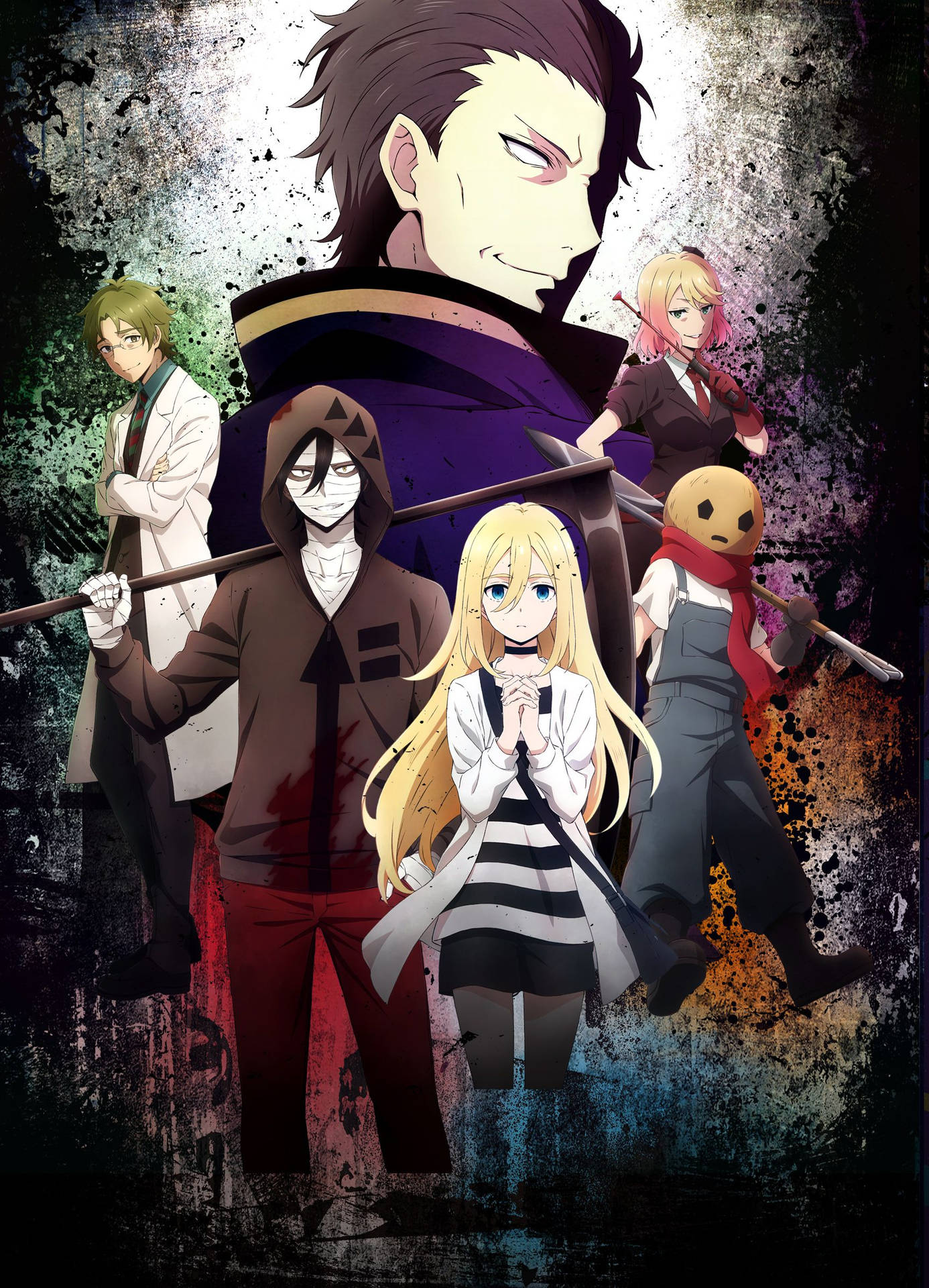 Angels Of Death Animated Poster Art Wallpaper