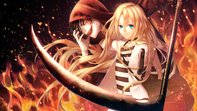 Angels Of Death Rachel And Zach On Fire Wallpaper