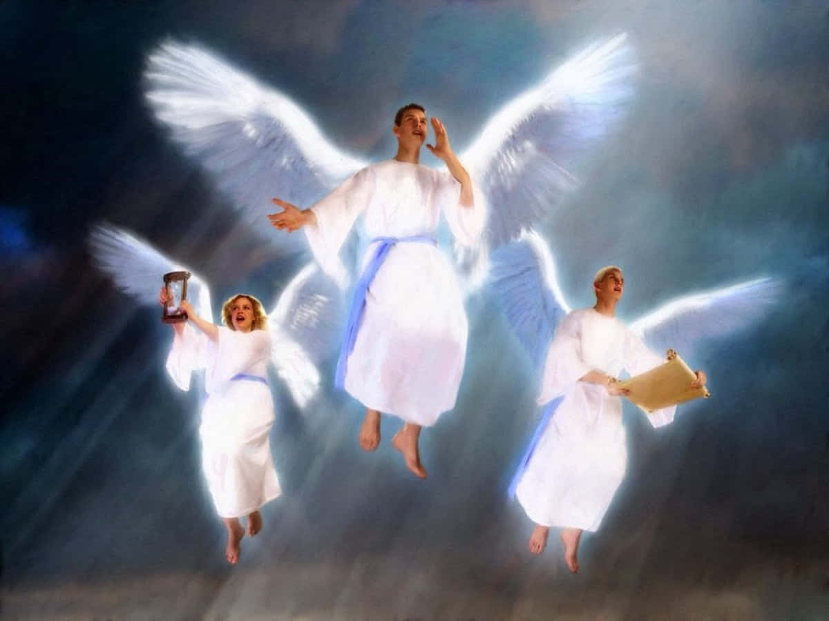 Three angels. Два ангела. Небесные ангелы. Бог и ангелы. Ангелы христианские.