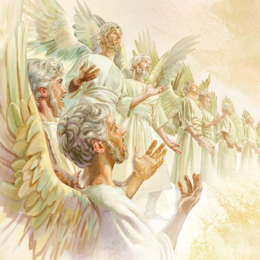 Standing watch over us, Angels of God guide us and protect us.