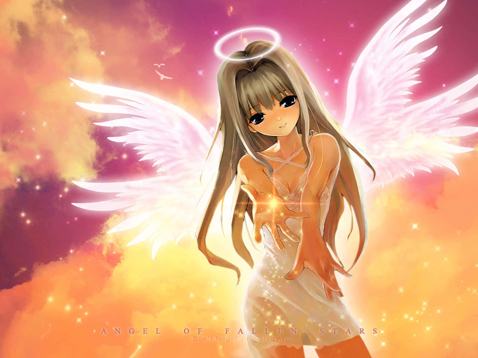 Angel Warrior Clipart Anime Fallen Angel - Anime Dark Angel Outfit, HD Png  Download - vhv