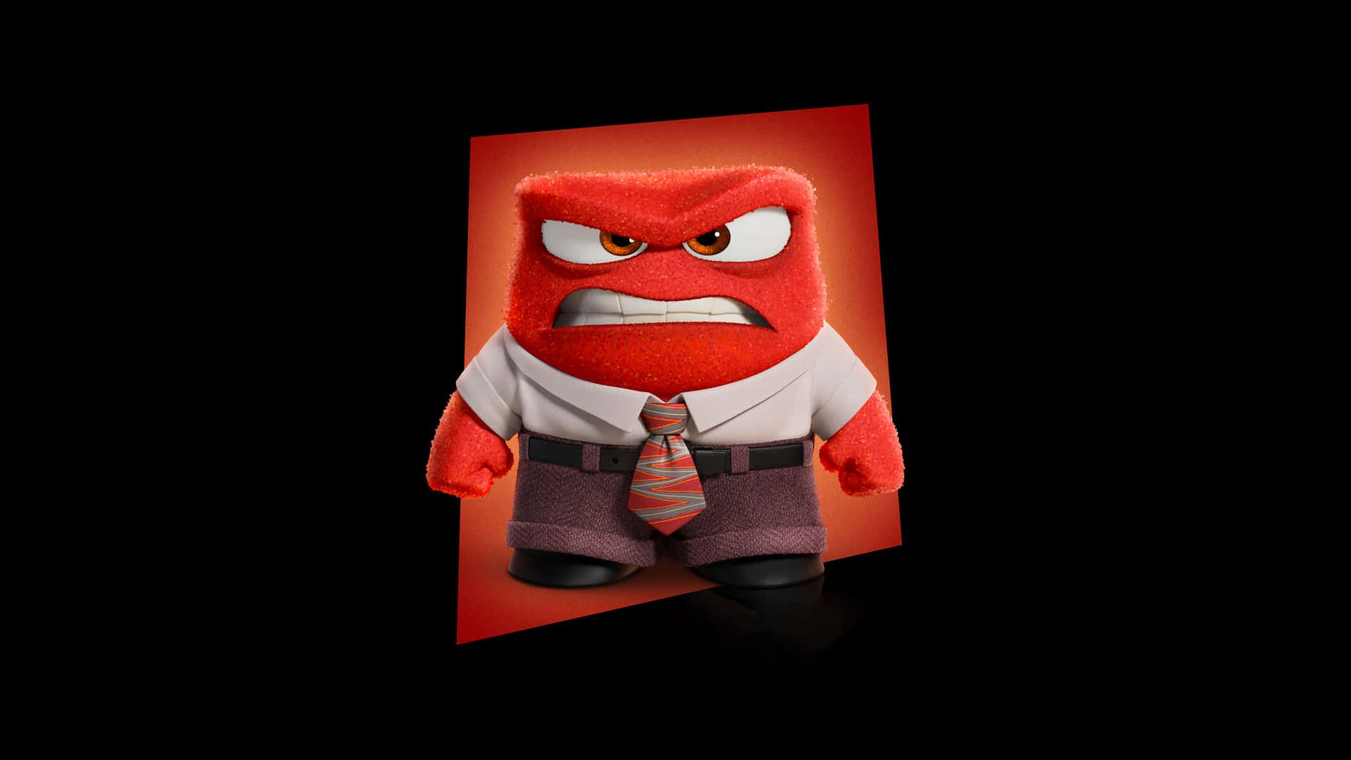 Anger Inside Out Character Wallpaper