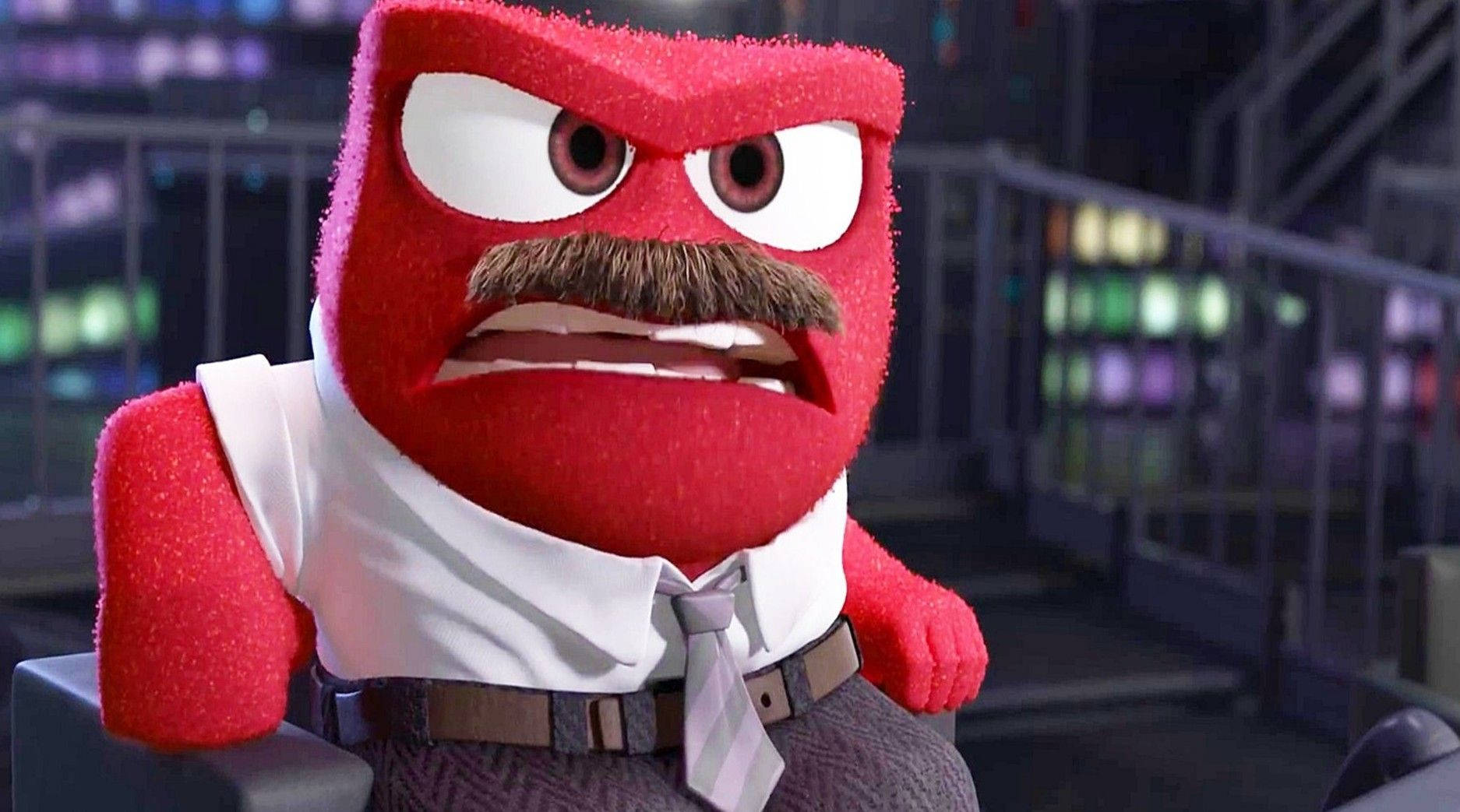 Anger Inside Out Mustache