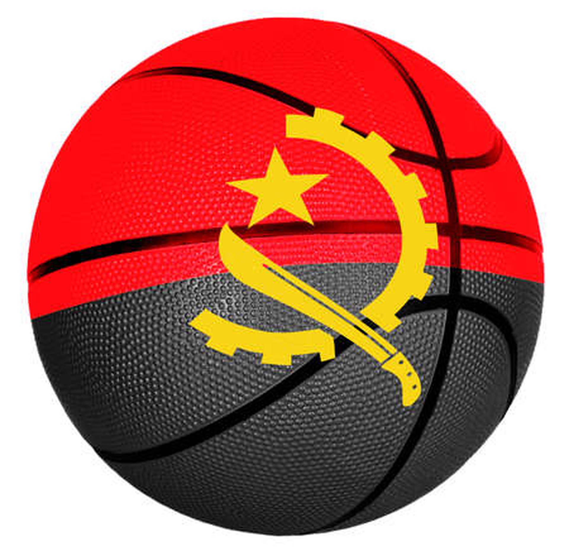 The Angolan Flag Sphere Wallpaper