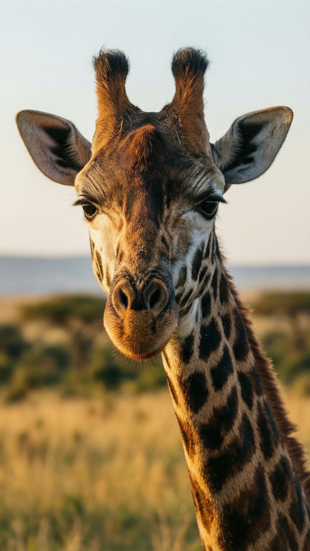 Girafe Angolaise Fonds d'écran