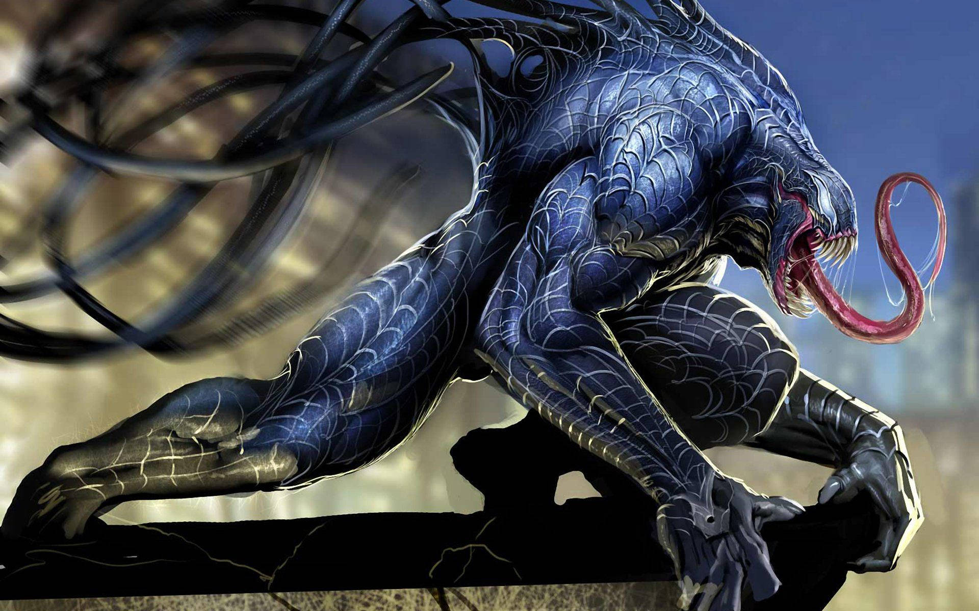 Angry Alien Symbiote Venom Wallpaper