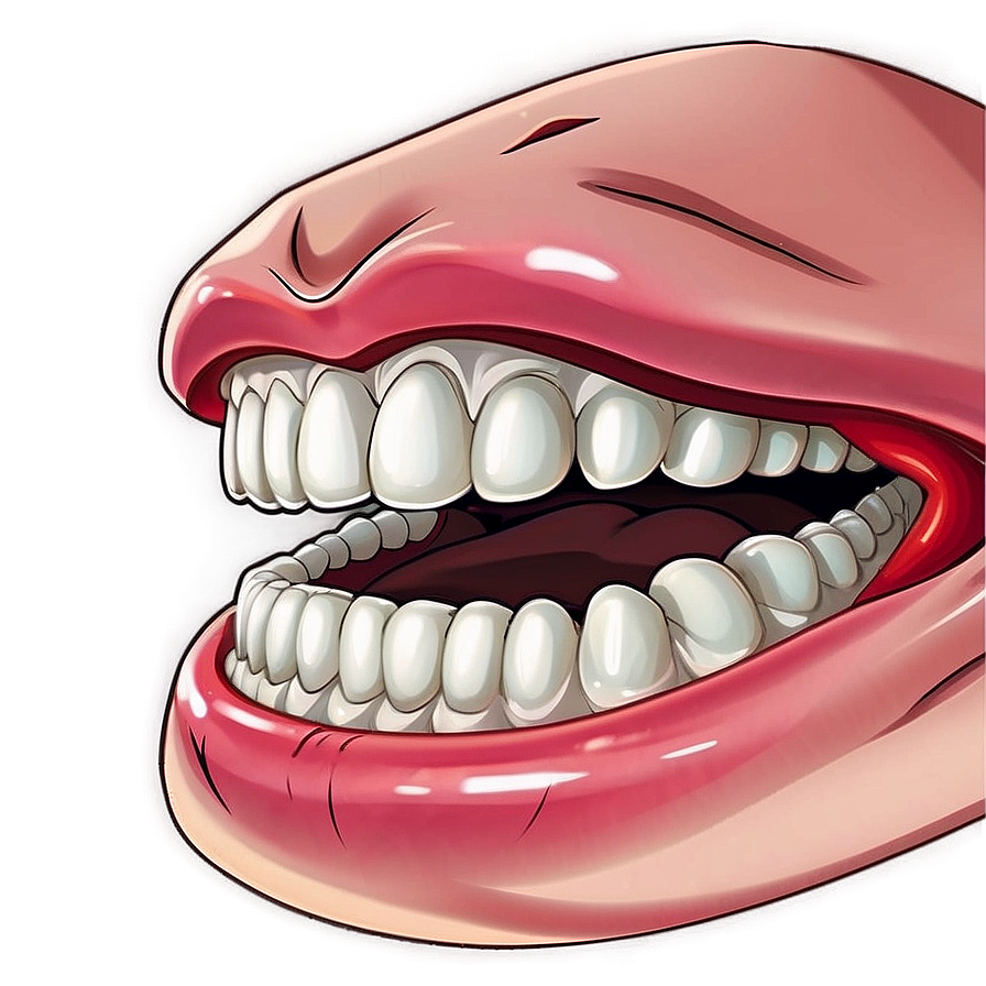 Angry Anime Mouth Png Wsl89 PNG