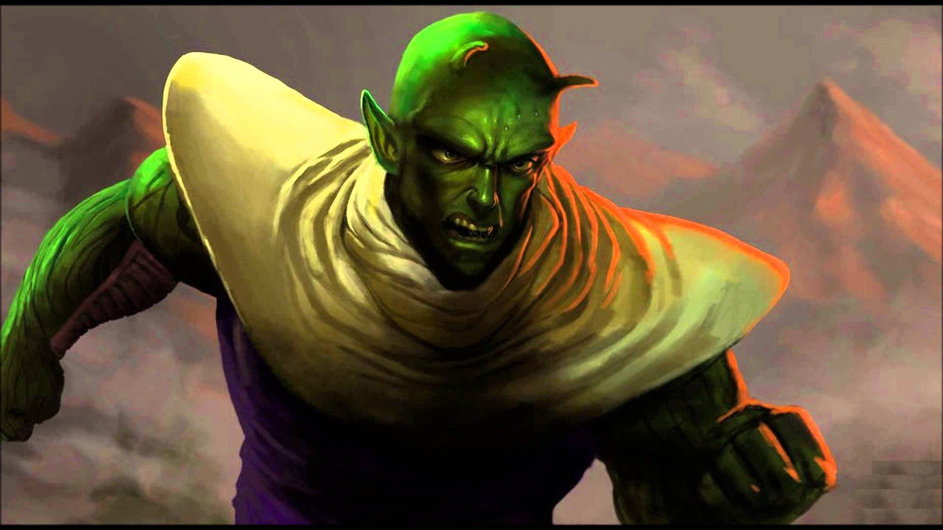 Angry Anime Piccolo Background