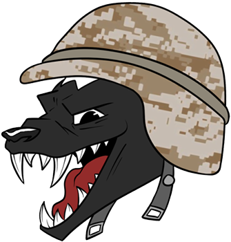 Angry Badger Cartoon Military Helmet PNG