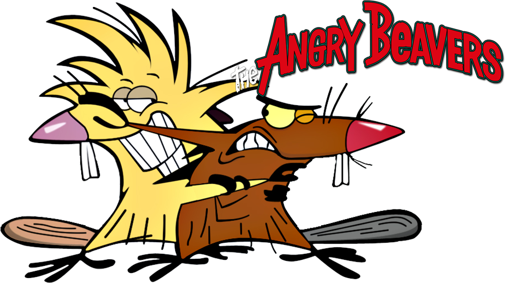 Angry Beavers Cartoon Characters PNG