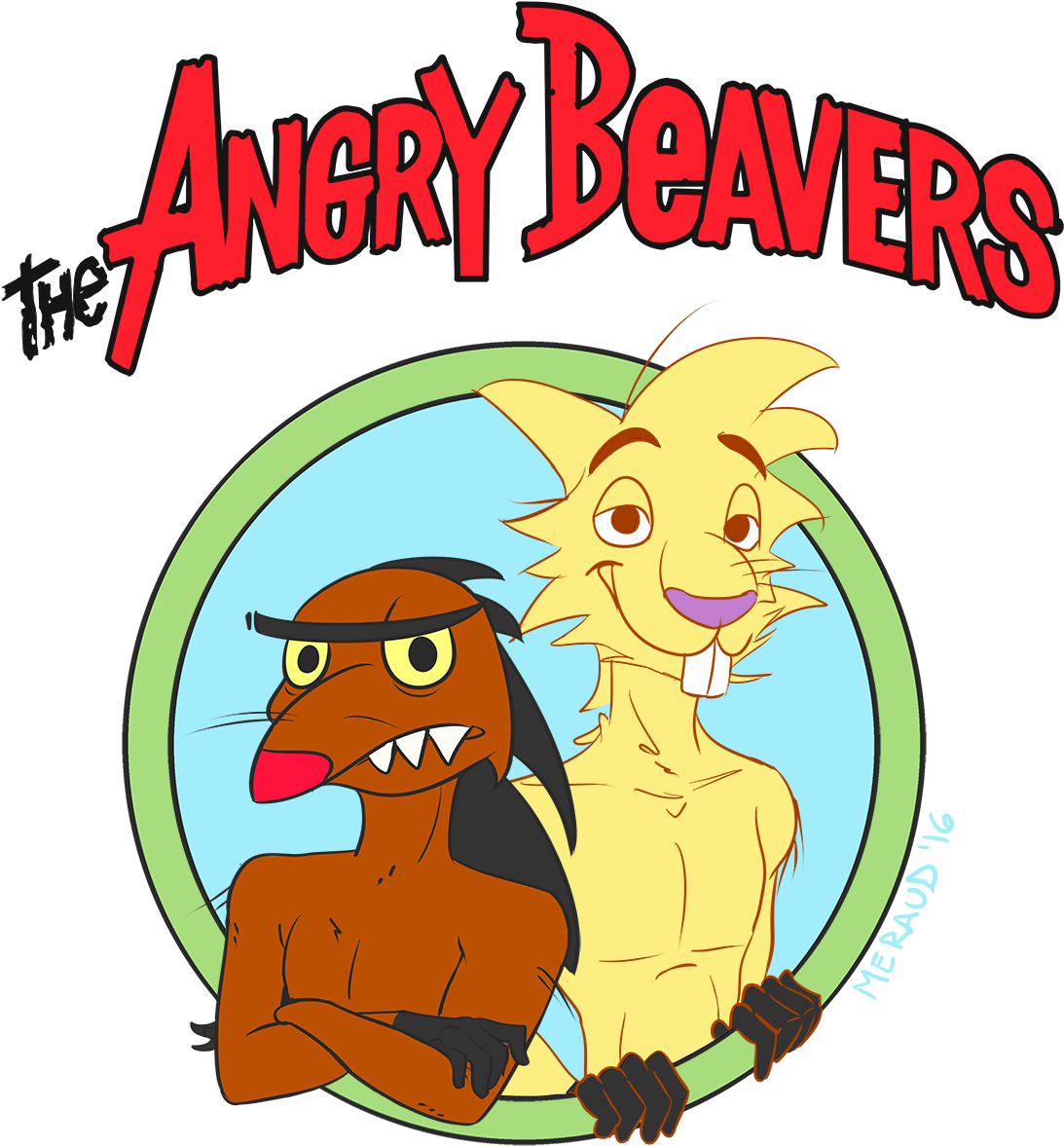 Angry Beavers Cartoon PNG