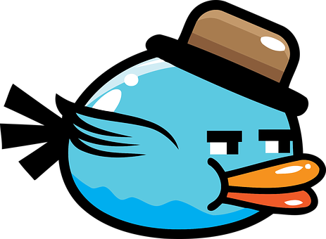 Angry Bird Blue Ice Version PNG