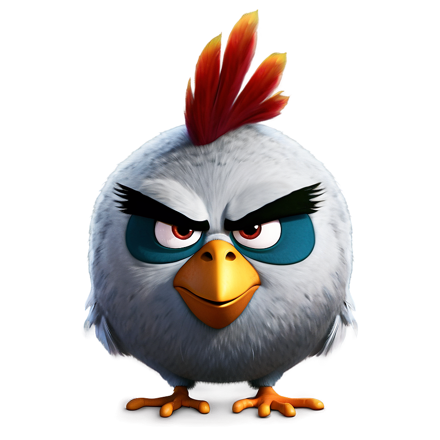 Download Angry Birds 2 Silver Bird Png 55 | Wallpapers.com