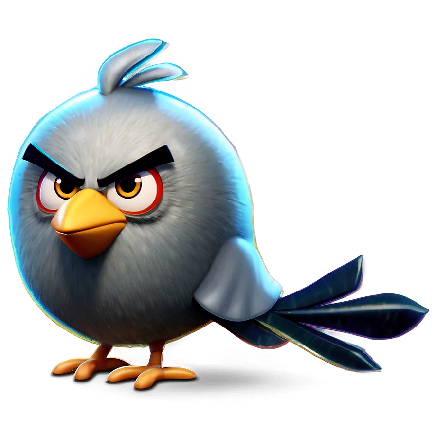 Download Angry Birds 2 Silver Bird Png Gnw19 | Wallpapers.com