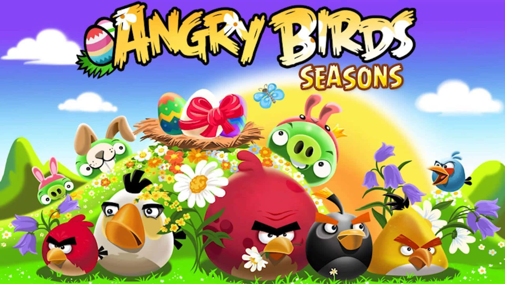 angry bird game background