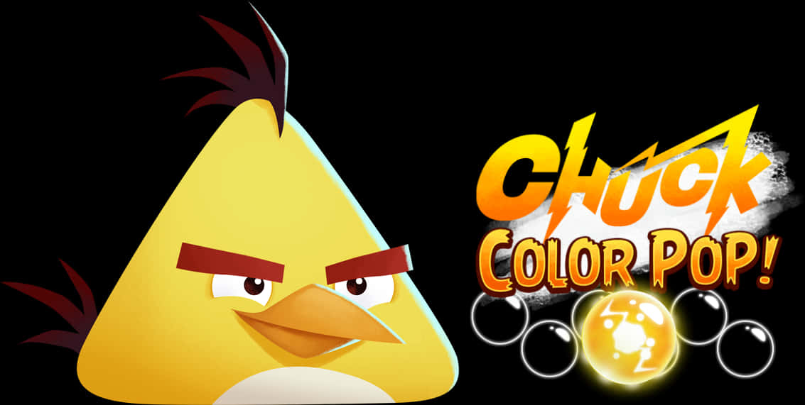 Angry Birds Chuck Color Pop Promotion PNG