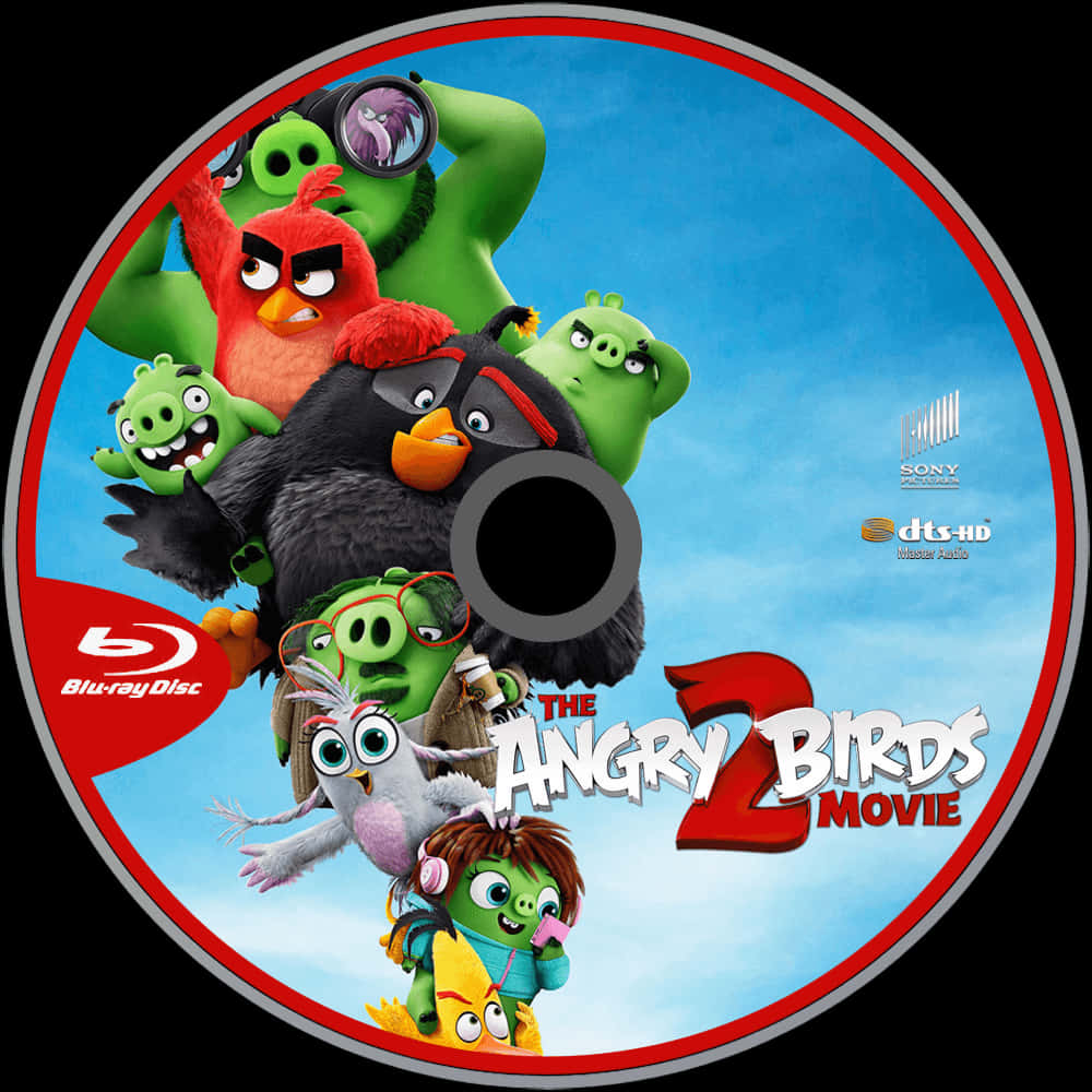 Angry Birds Movie2 Bluray Cover PNG