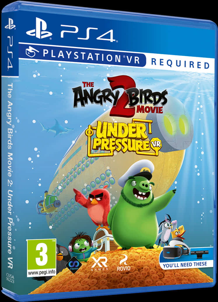 Angry Birds Movie2 Under Pressure V R P S4 Cover PNG